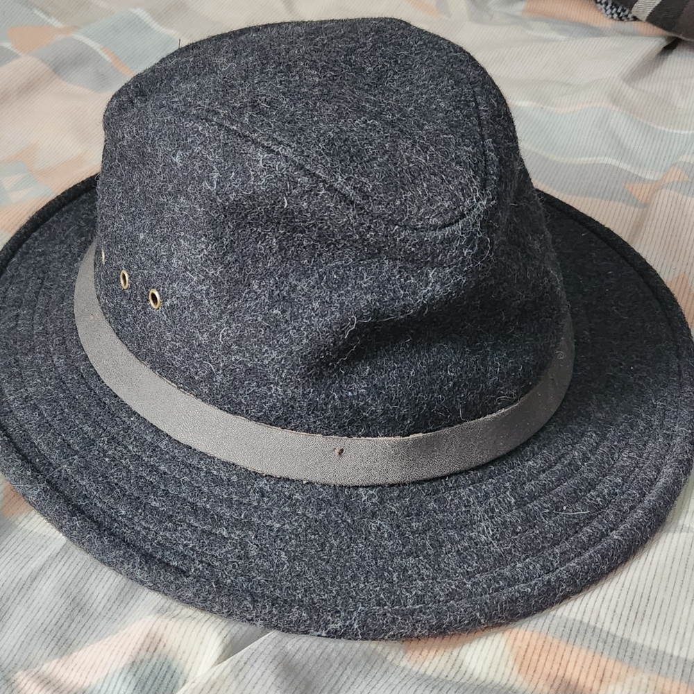 Filson Gray Wool Fedora Hat